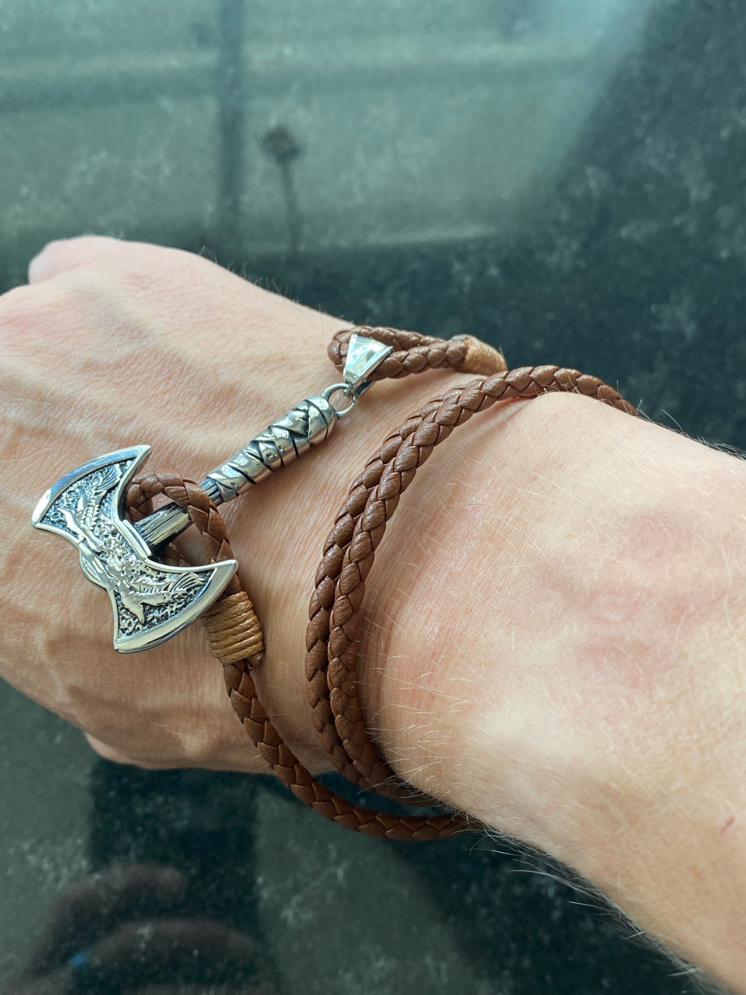 Braided Leather Viking Necklaces