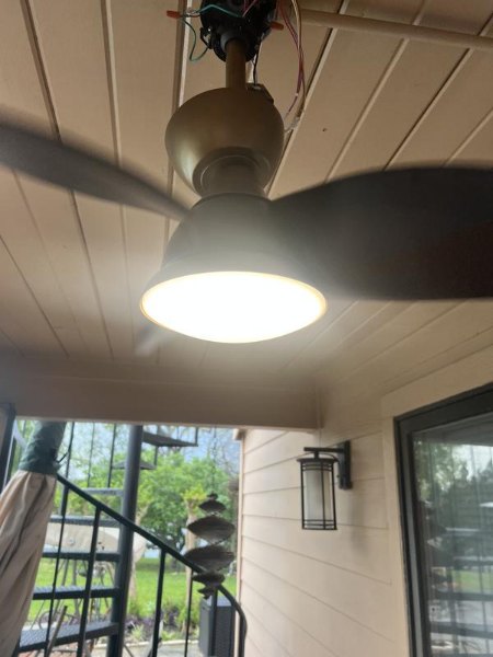 Downrod Mount Reversible Ceiling Fan
