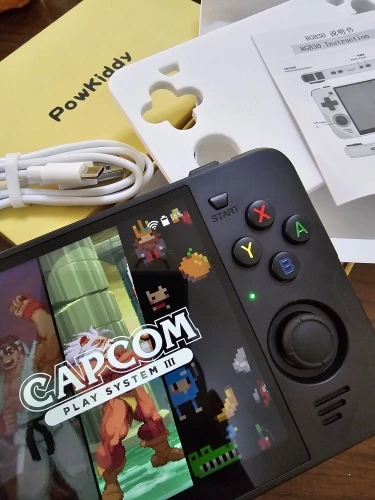 POWKIDDY RGB30 RK3566 Handheld Game Console Built-in WIFI