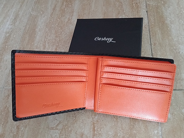 Casheey Carbon Leather Men's Wallet