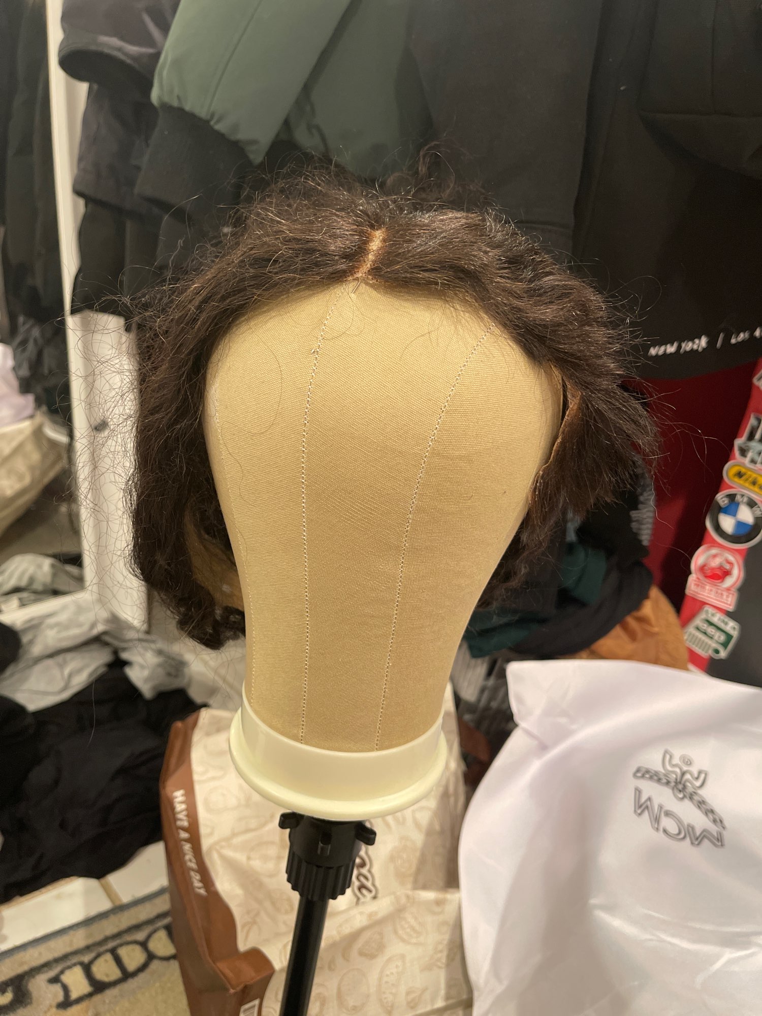 64Cm/152Cm or 25.2Ins/59.84Ins Adjustable Wig Tripod Stand With Canvas –  Ally's Wig Shoppe