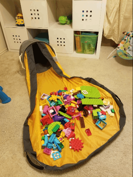 Slide away lego discount basket