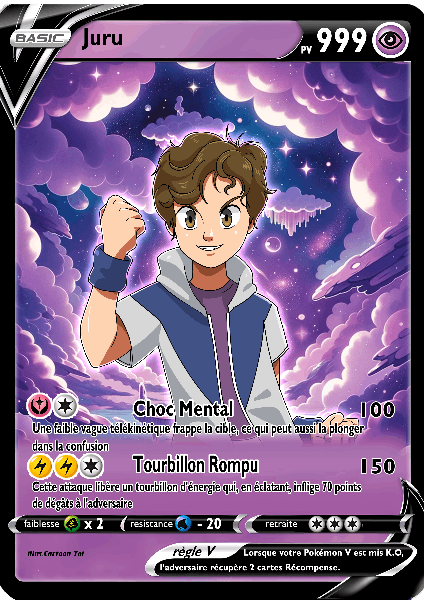 Cadre/Poster Carte Pokémon Personnalisé